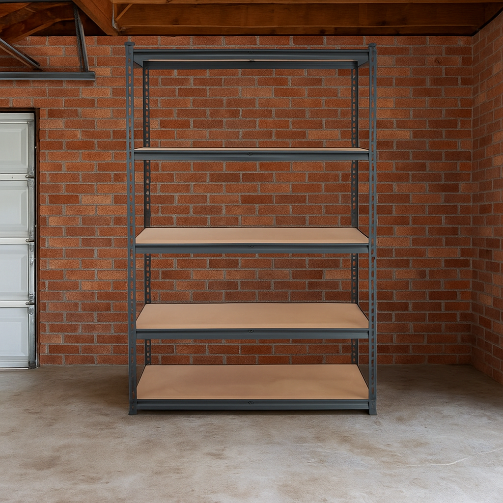 Heavy-Duty Steel Shelving 5 Tier