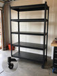 Heavy Duty 5-Level Rolling Shelving Unit – 36x20x72 Cold Rolled Steel