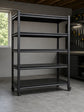 Heavy Duty 5-Level Rolling Shelving Unit – 36x20x72 Cold Rolled Steel