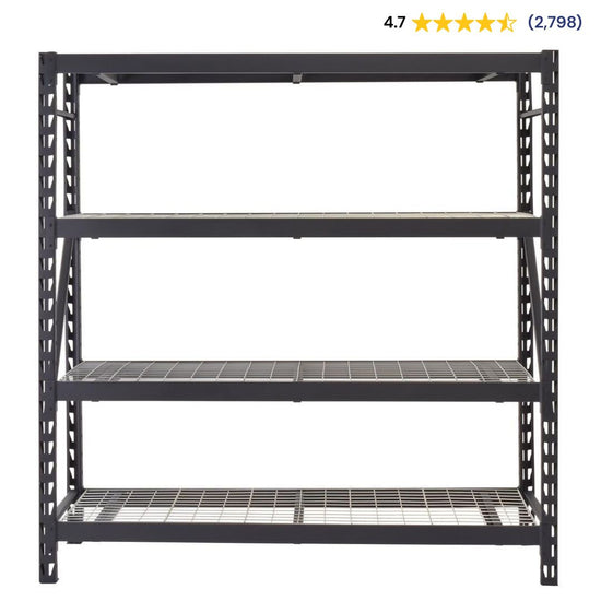 Industrial Heavy Duty Steel Shelving 3-TIER (77" × 24" × 72")
