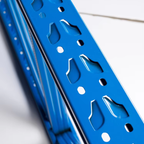 Heavy-Duty Steel Shelving 4-Tier Blue