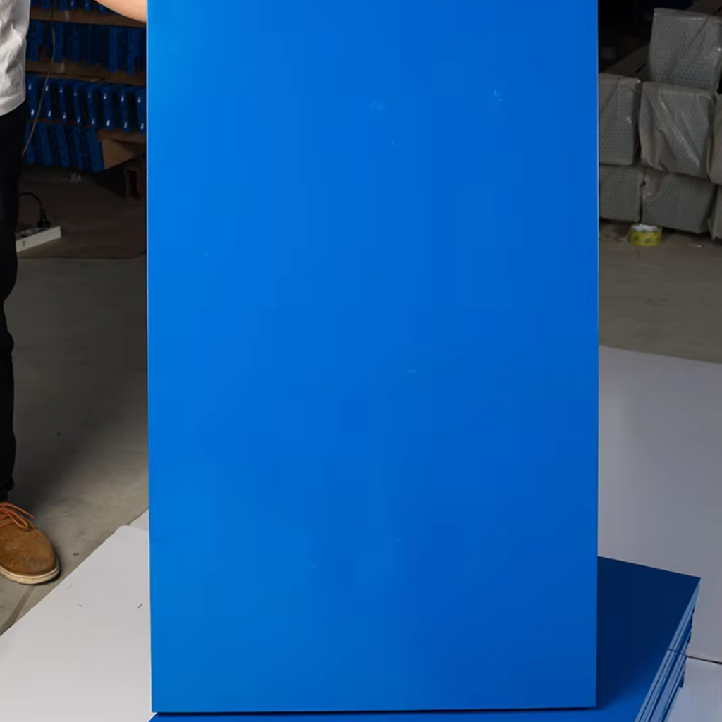 Heavy-Duty Steel Shelving 4-Tier Blue